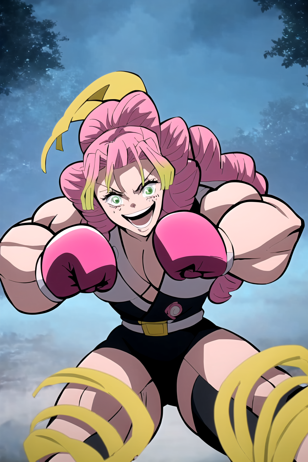 13484-711078764-masterpiece, best quality, bodybuilder, PepePunchMeme, Mitsuri KanrojiV1, laughing, pov, punching,.png